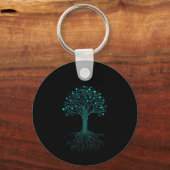 Binary Coding Programmer Graphic Design for Coders キーホルダー (正面)