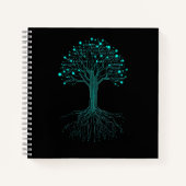 Binary Coding Programmer Graphic Design for Coders ノートブック (正面)