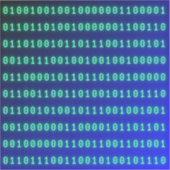 binary number シール (正面)