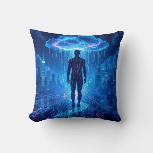 Binary Storm Digital Adventure Pillows クッション (正面)