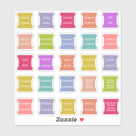 Binder Dividers For School Teacher Index Tabs  シール (シート)