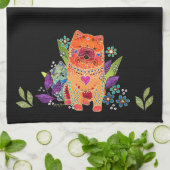 BINDIなめらかな縫いキッチンタオル キッチンタオル (折り畳み)