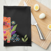 BINDIなめらかな縫いキッチンタオル キッチンタオル (四つ折り)