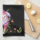 BINDIの柴犬のリングサイドか台所タオル キッチンタオル (四つ折り)