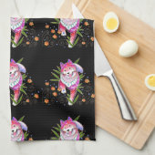 BINDIの柴犬のリングサイドタオルか台所タオル キッチンタオル (四つ折り)