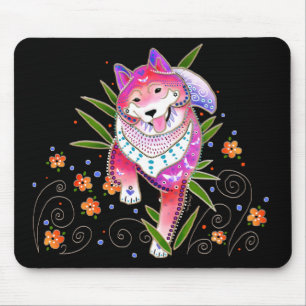 BINDIの柴犬のmousepad マウスパッド
