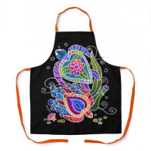 BINDIウミガメ全周プリントエプロン