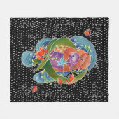 BINDIシーオッターズフリースブランケット（3サイズ） フリースブランケット (正面(横))