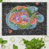 BINDIシーオータースキッチンタオル キッチンタオル (折り畳み)