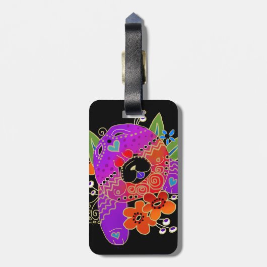 BINDIチャウラゲッジタグ ラゲッジタグ (裏面縦)