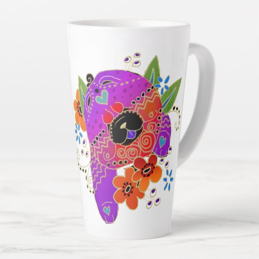 BINDIチョウラテマグカップ カフェラテマグ (右アングル)