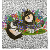 BINDIフィンランド式ラパンシャワーカーテン シャワーカーテン (正面)