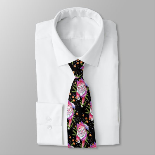 BINDI柴犬 – デザイナーネクタイ ネクタイ (タイ)