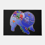 BINDI CHOWファミリー – ドアマット選択サイズ ドアマット (正面)