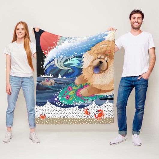 BINDI CHOWABUNGA – チョウフリース/ビーチ毛布 フリースブランケット (インサイチュ)