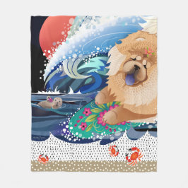 BINDI CHOWABUNGA – チョウフリース/ビーチ毛布 フリースブランケット