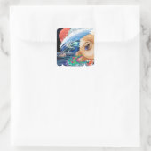 BINDI CHOWABUNGA - Chow surfer stickers スクエアシール (バッグ)