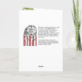 BINDI CHOWLIDAYカード カード (裏面)