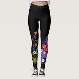 BINDI FRENCHIE-のフレンチ・ブルドッグのレギング レギンス