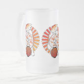 BINDI MI TANG – チャウ – すり付きマグカップ2サイズ フロストグラスビールジョッキ (正面左)