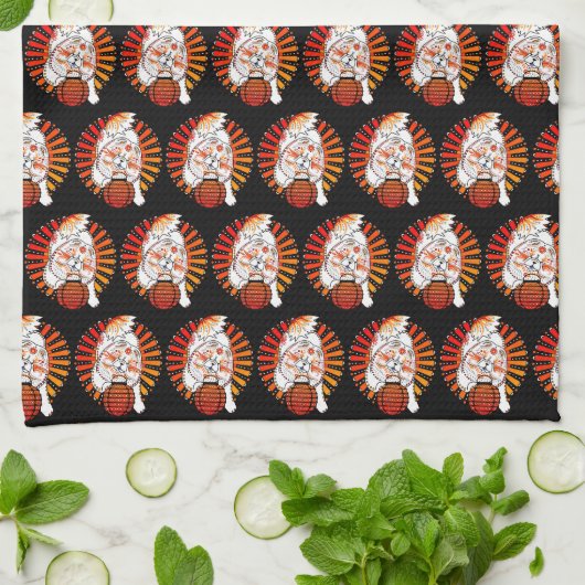 BINDI MI TANG – チャウ – キッチンタオル (折り畳み)