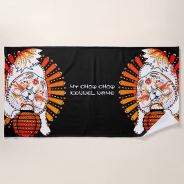 BINDI MI TANG – チャウ – ドッグタオルの年 ビーチタオル