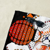 BINDI MI TANG – チャウ – ドッグタオルの年 ビーチタオル (インサイチュ)