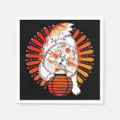 BINDI MI-TANG – チョウ紙ナプキン スタンダードカクテルナプキン (正面)