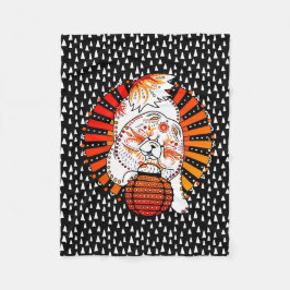 BINDI MI TANG – チョウ – 犬の毛布の年 フリースブランケット