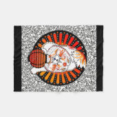 BINDI MI TANG – チョウ – 犬の毛布の年 フリースブランケット (正面(横))