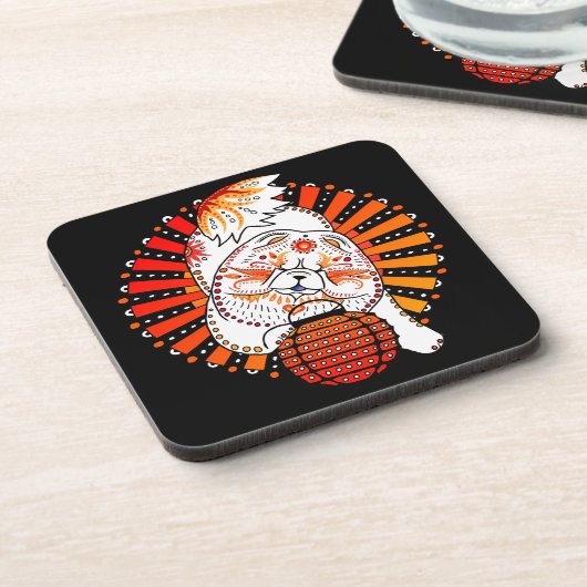 BINDI MI TANG - Chew Year of the Dog coaster set コースター (左側)