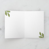 BINDI MINGSIEのクリーム色の食事の挨拶状 カード (内部)