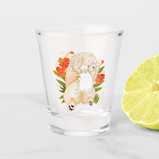 BINDI MINGSIEクリームチャウショットグラス ショットグラス (正面)