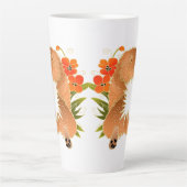 BINDI MINGSIEレッドチャウラテマグ カフェラテマグ (正面)