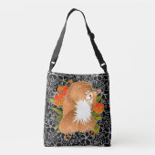 BINDI MINGSIE赤いチャウクロスボディまたはtote-2サイズ クロスボディバッグ (裏面)