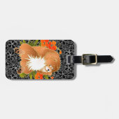 BINDI MINGSIE赤いチャウ荷物タグ ラゲッジタグ (正面横)