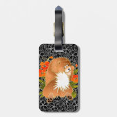 BINDI MINGSIE赤いチャウ荷物タグ ラゲッジタグ (裏面縦)