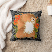 BINDI MINGSIE – 赤いチャウピロー右離れ/向向 クッション (ブランケット)