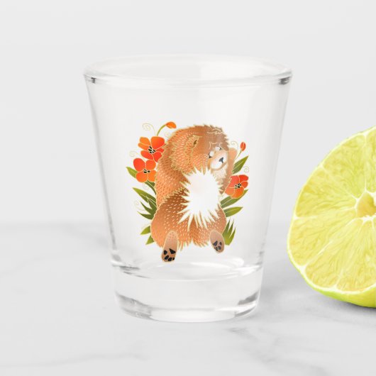 BINDI MINGSIE Red Chowショットグラス ショットグラス (正面)