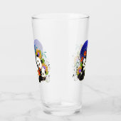 BINDI PANDA 16ozガラス – デザイン前面と背面 タンブラーグラス (右)