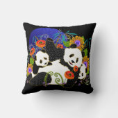 BINDI PANDASピローチェンジ背景色 クッション (裏面)