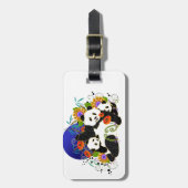 BINDI PANDAS 2スタイルラゲージタグ ラゲッジタグ (正面縦)