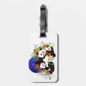 BINDI PANDAS 2スタイルラゲージタグ ラゲッジタグ (裏面縦)