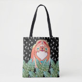 BINDI SOPHIEの杏子の食事のトートまたは十字の遺体袋 トートバッグ (正面)