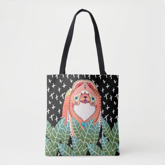 BINDI SOPHIEの杏子の食事のトートまたは十字の遺体袋 トートバッグ (正面)