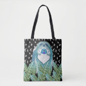 BINDI SOPHIEの青い食事のトートまたは十字の遺体袋 トートバッグ (正面)