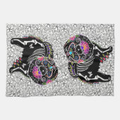 BINDI SUGARSPAL Chow – キッチンまたはドッグショータオル キッチンタオル (横)