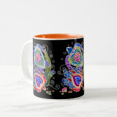 BINDI TURTLEマグ選択の背景とスタイル ツートーンマグカップ (正面左)