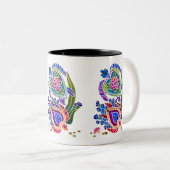 BINDI TURTLEマグ選択の背景とスタイル ツートーンマグカップ (正面右)