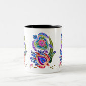 BINDI TURTLEマグ選択の背景とスタイル ツートーンマグカップ (中央)